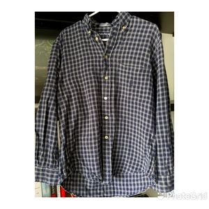 Stripe blue long sleeve shirt